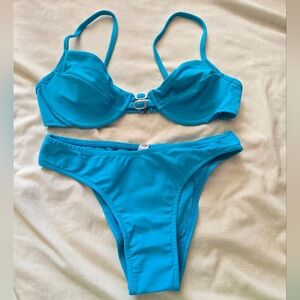 Vibrant Aqua Women's Bikini Set